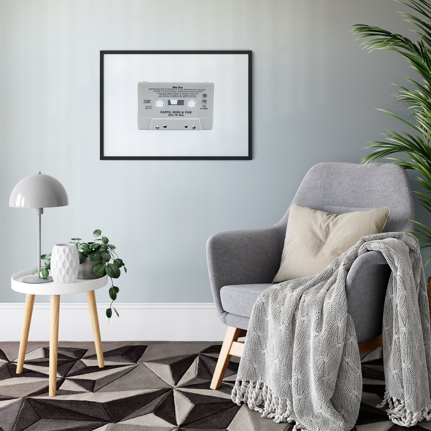 Photo Print of "Earth Wind & Fire All 'N All" Cassette